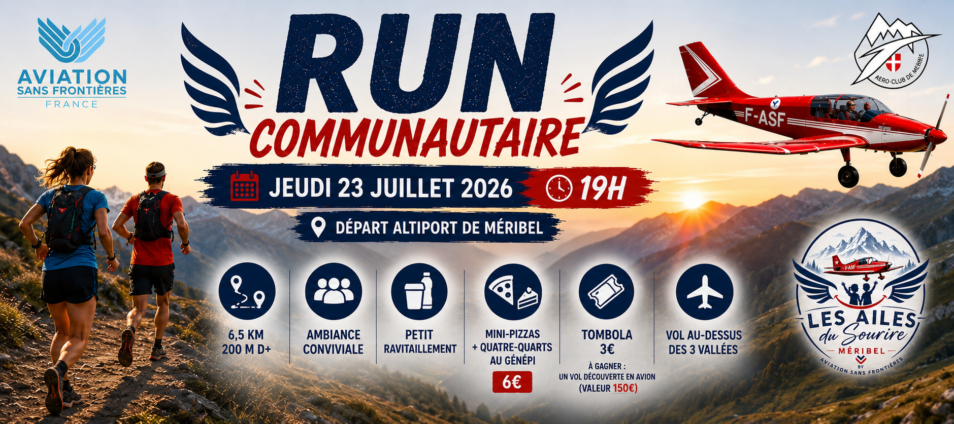 Trail Communautaire Les Ailes du Sourire Méribel